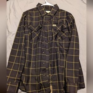 Dixxon Stay Gold Flannel women's Large Brand New never worn
